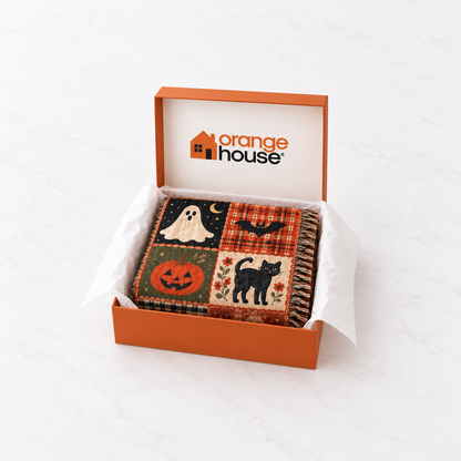Orange House® - The Haunted Patchwork Blanket