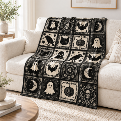 Orange House® - The Haunted Patchwork Blanket