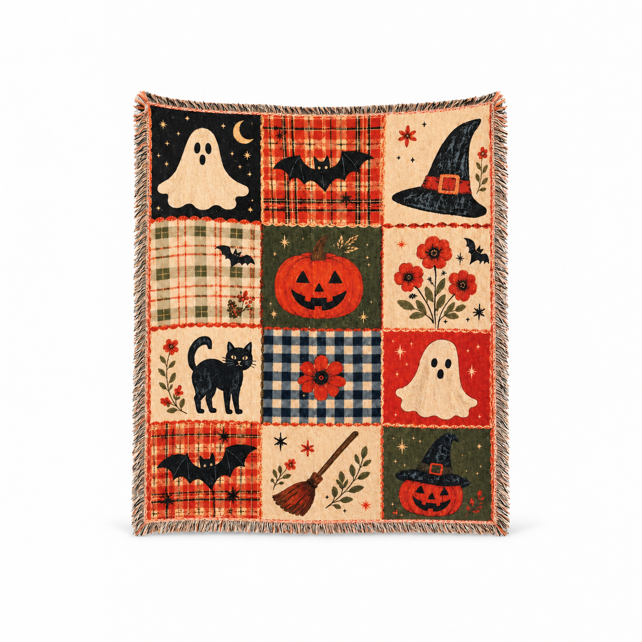 Orange House® - The Haunted Patchwork Blanket