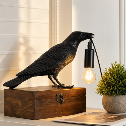 Orange House® Nevermore Raven Lamp